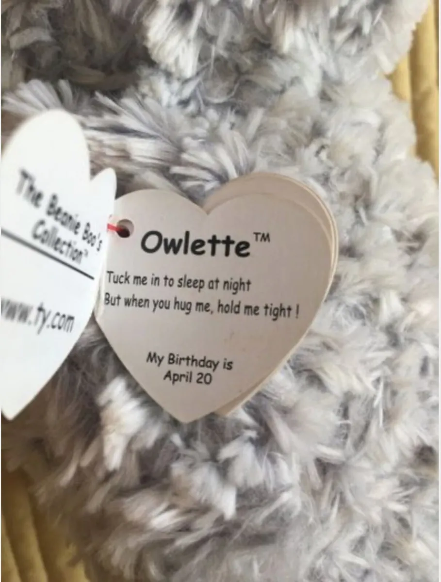 Owlette Beanie Boo TY Teddy BNWT - Image 4