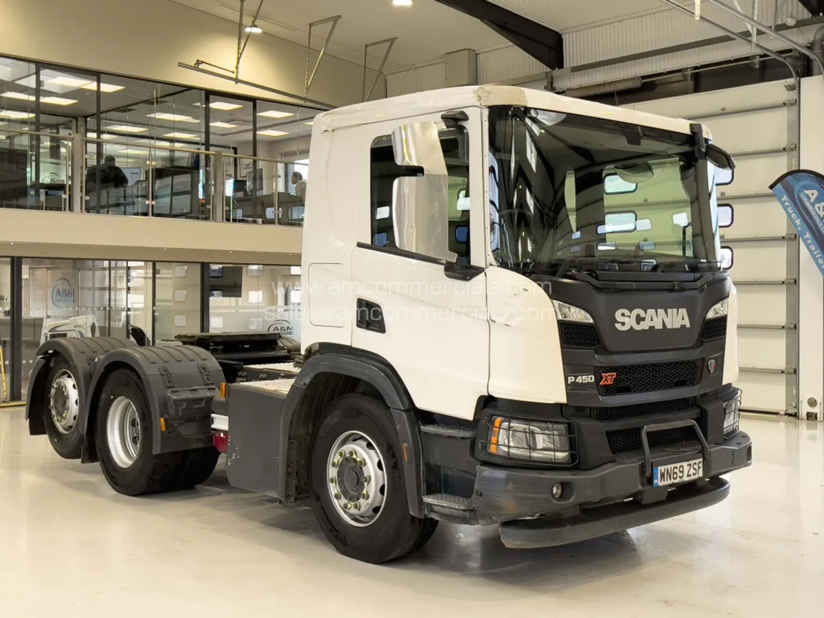2020 SCANIA P450 XT LOW CAB 6X2 TAG AXLE - Image 1