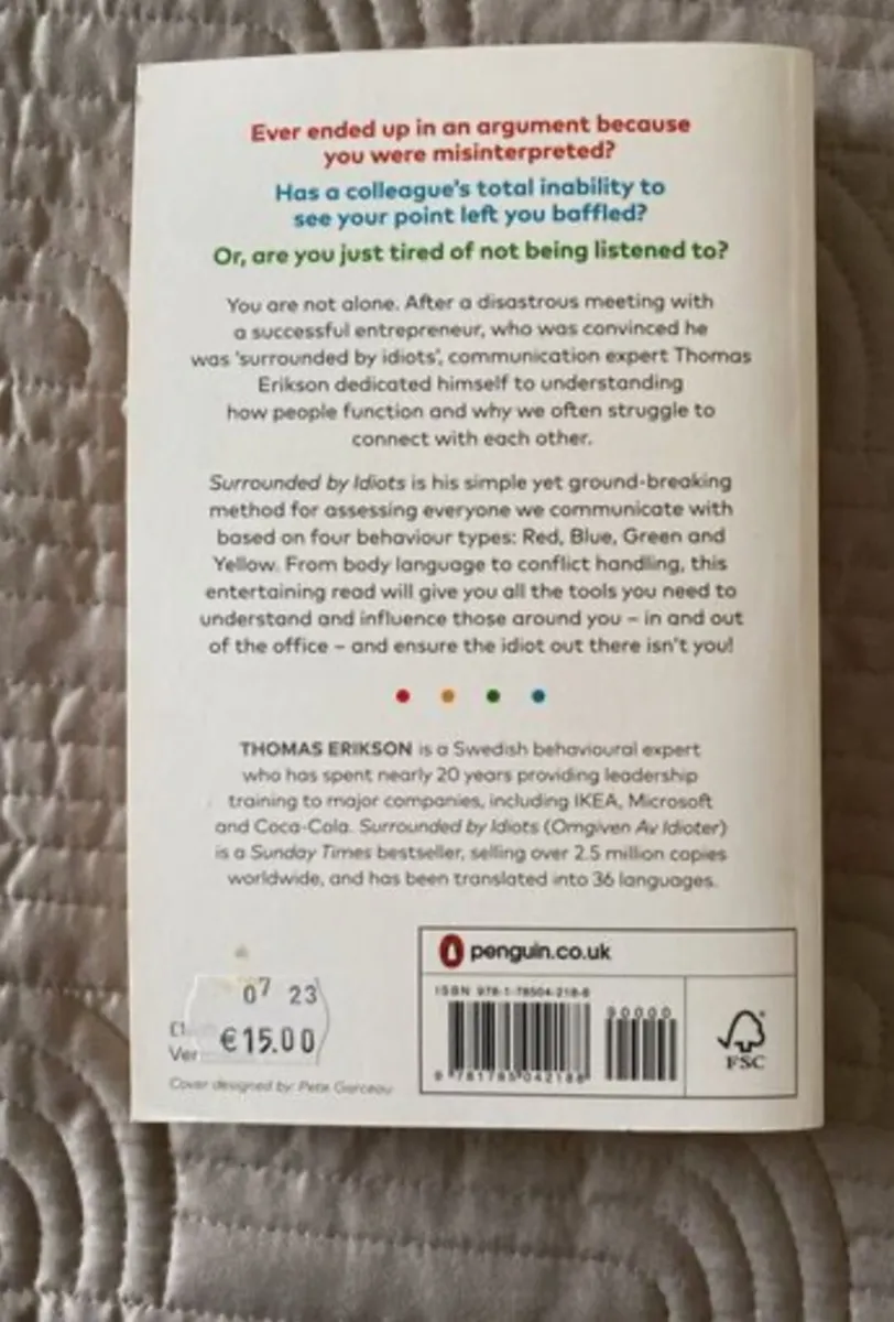 Book: Thomas Erikson: Surrounded by Idiots - Image 2