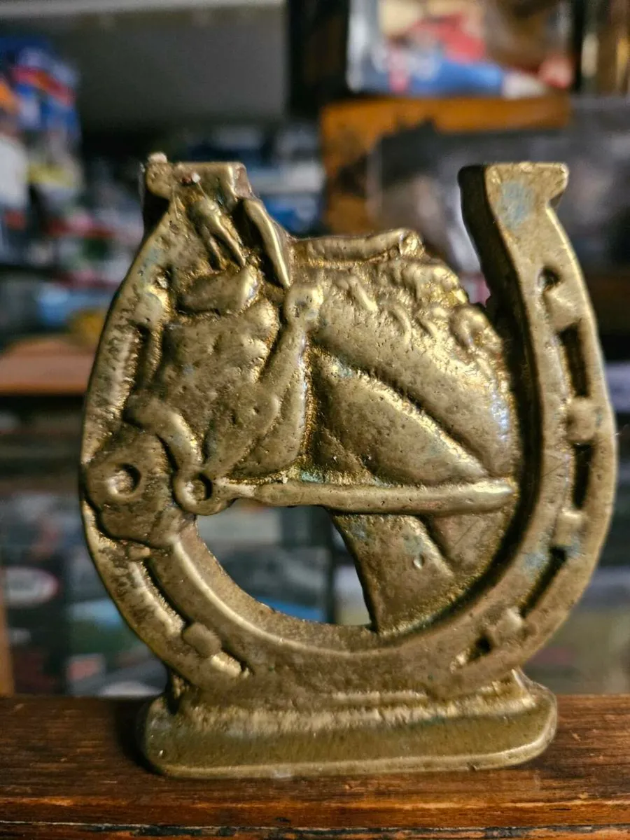 Vintage Brass Horse Shoe - Image 2