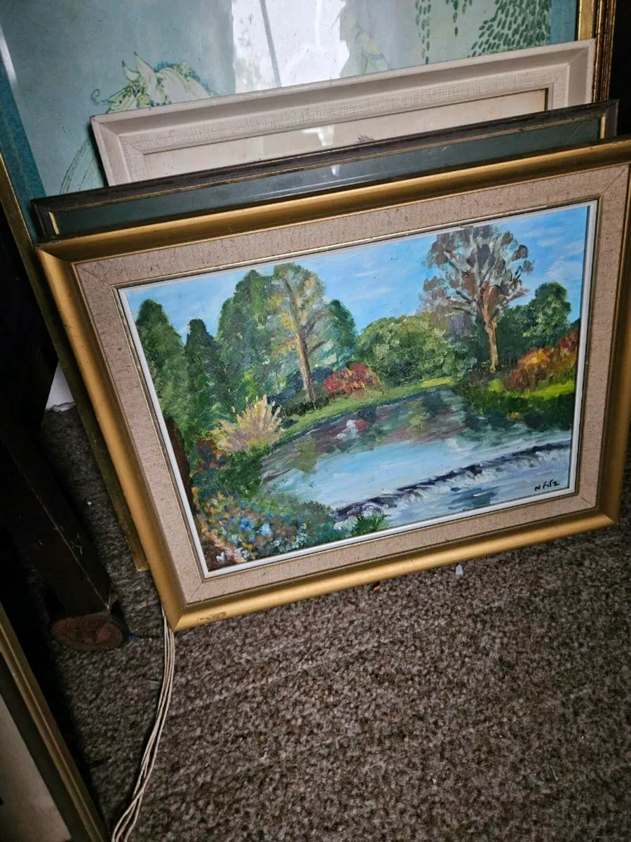 Picture Oil on Canvas - Image 1