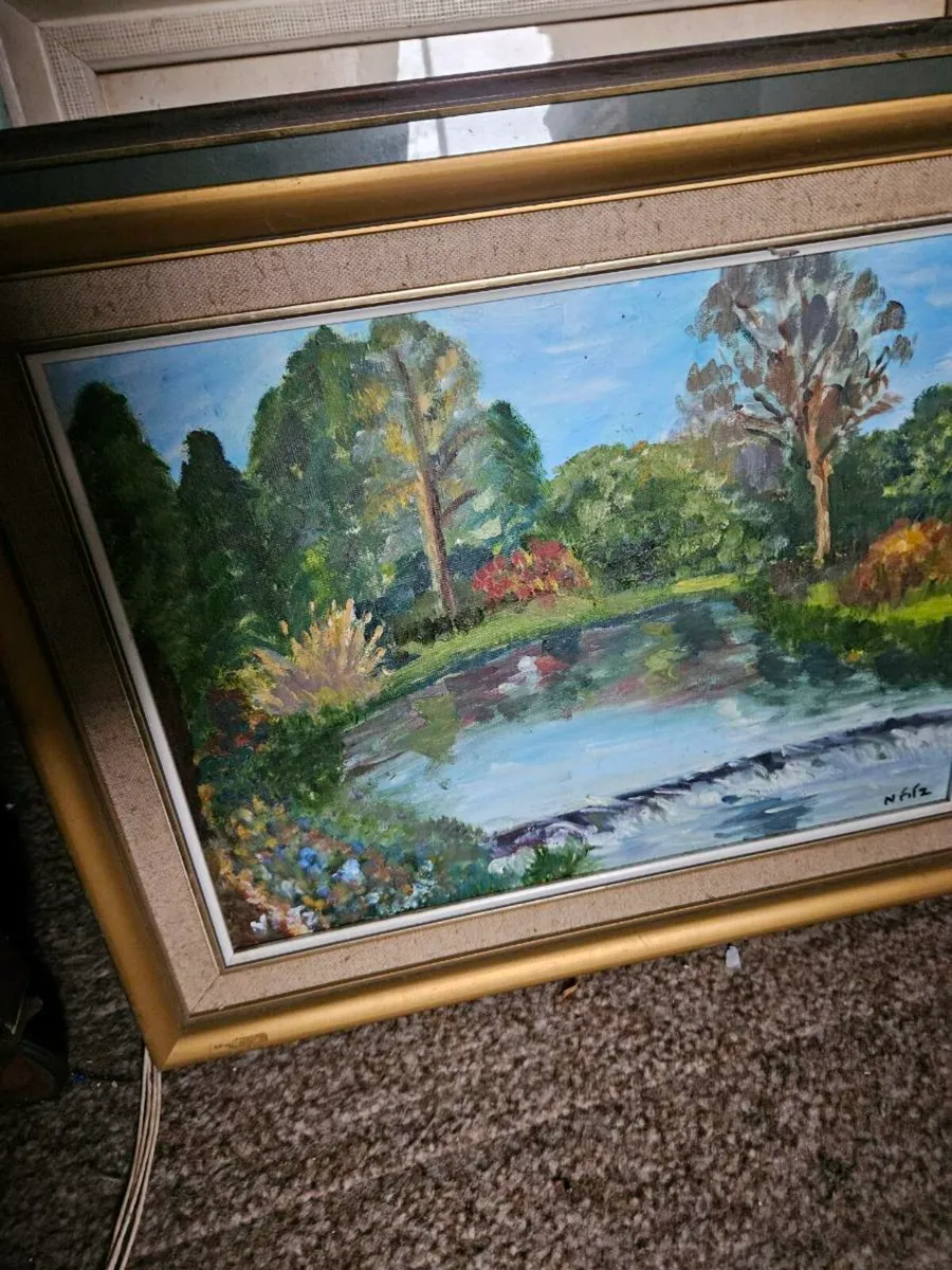 Picture Oil on Canvas - Image 2