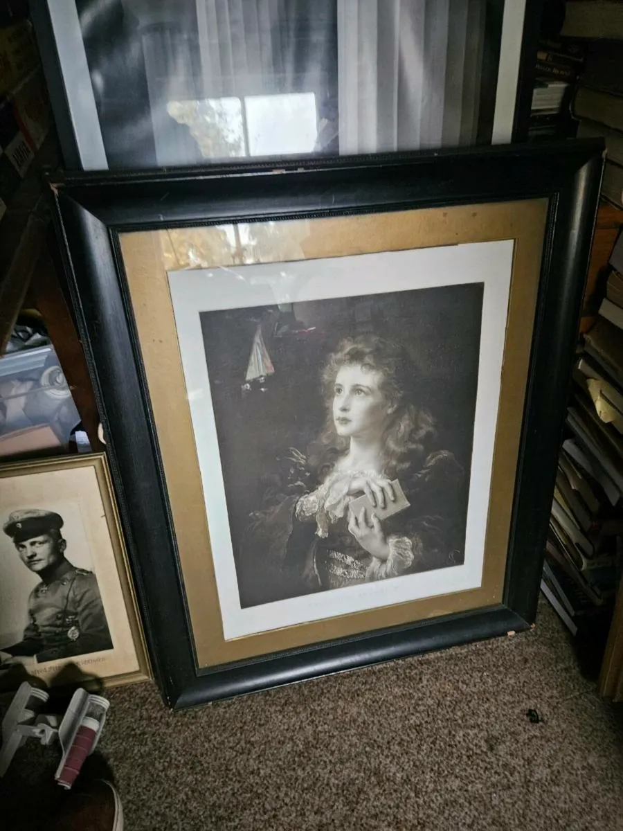 Vintage Antique Picture Print - Image 1