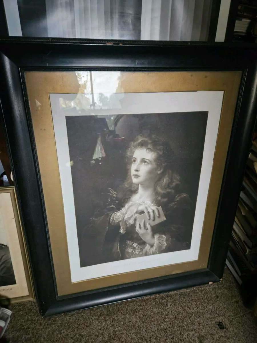 Vintage Antique Picture Print - Image 2