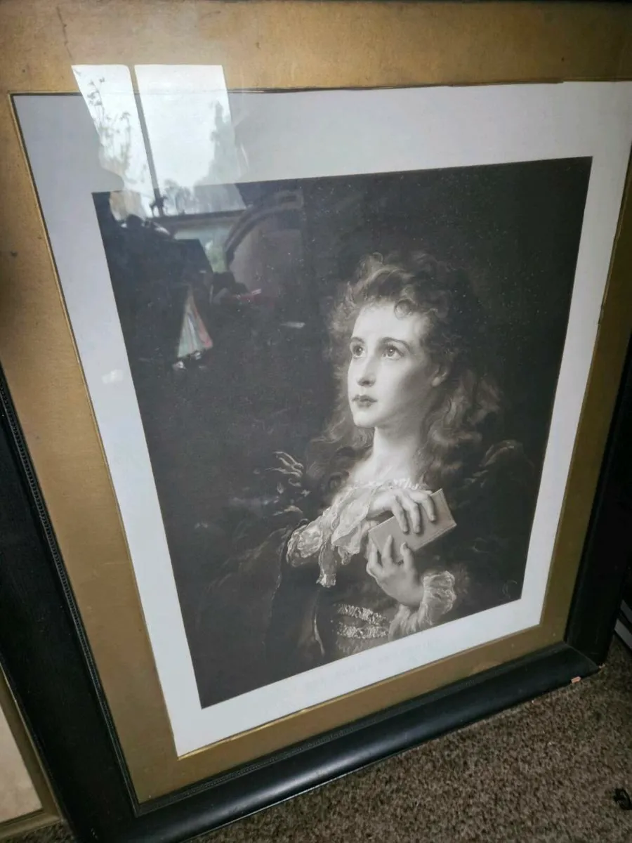 Vintage Antique Picture Print - Image 3