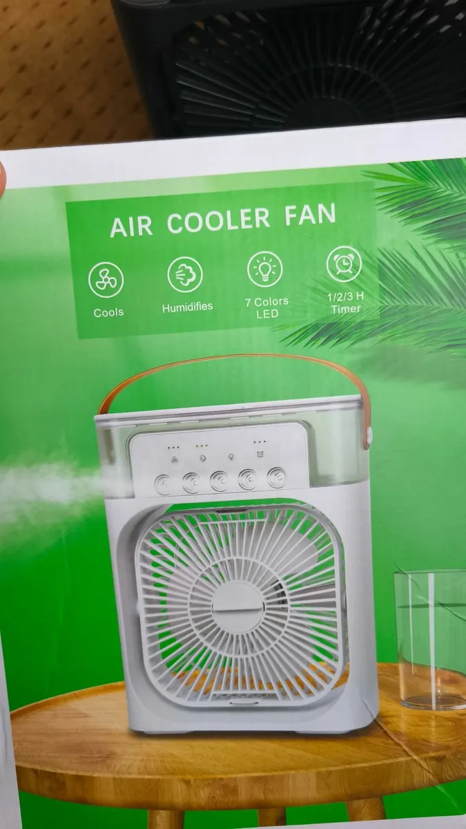 3 Portable Mini Air Conditioner Fans 3-in-1 - Image 1