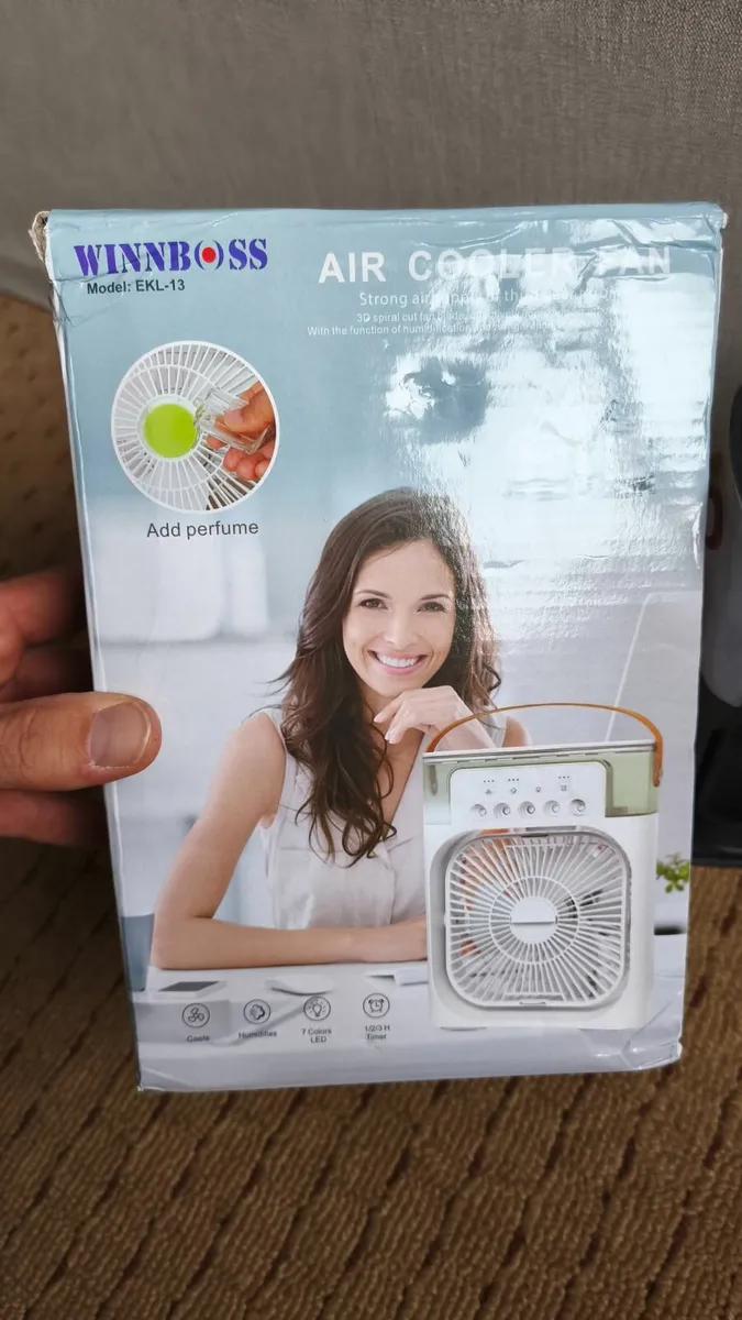 3 Portable Mini Air Conditioner Fans 3-in-1 - Image 4