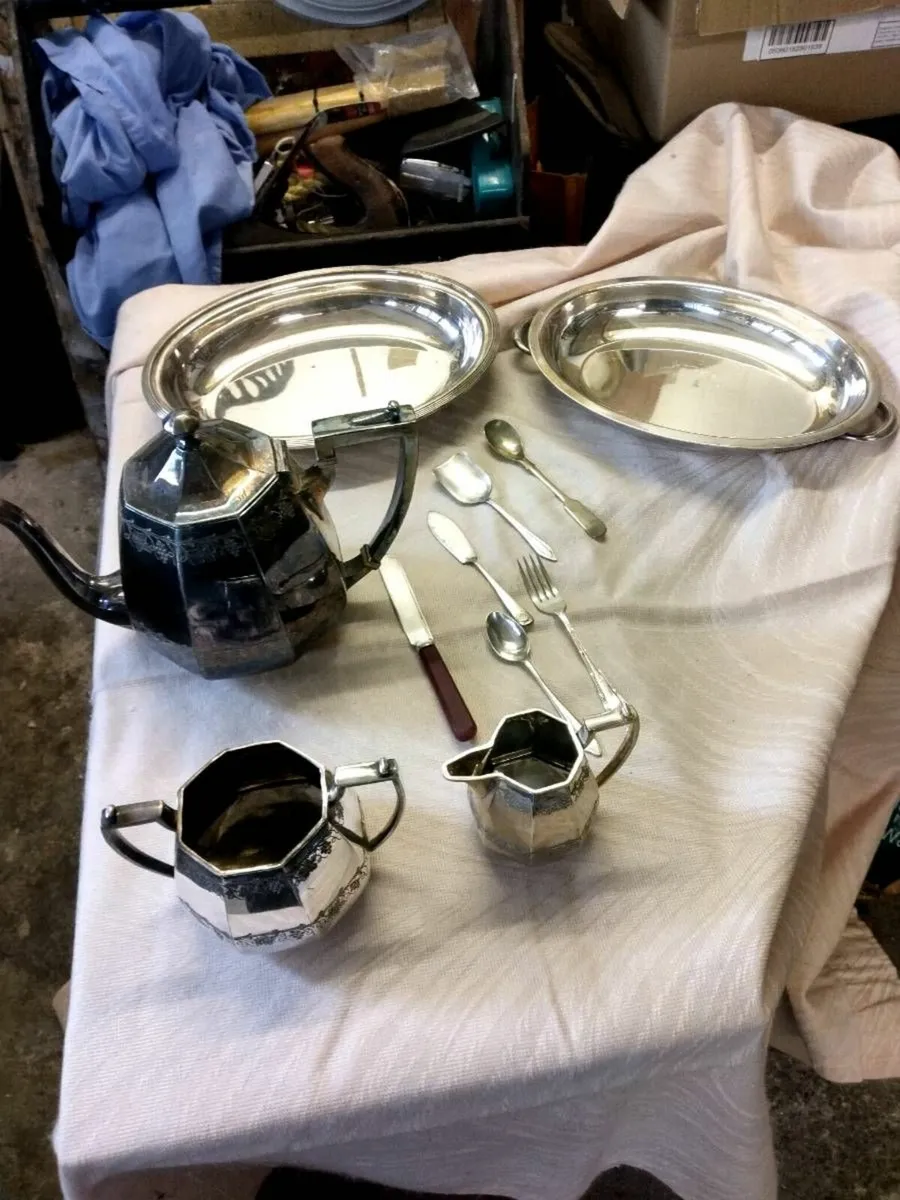 Antique Silver plate pieces