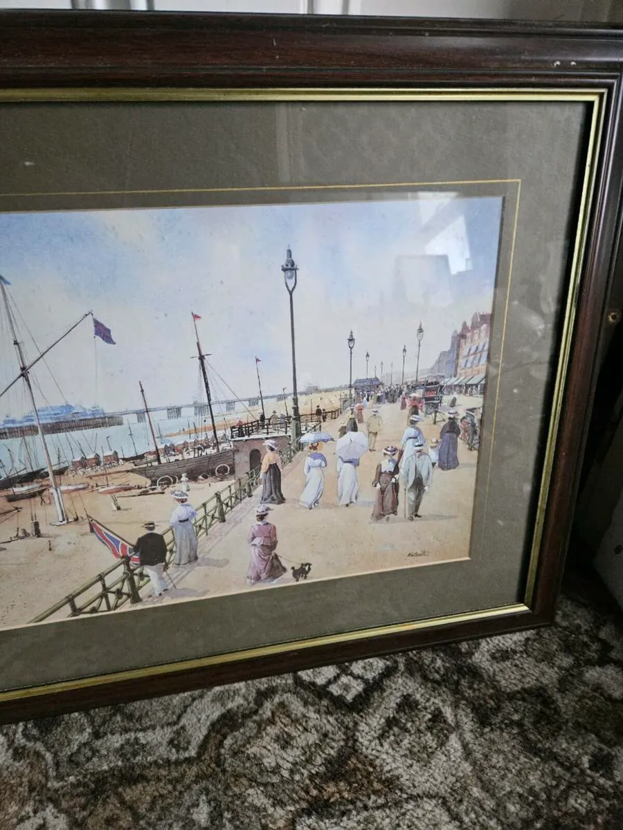Vintage Looking Victorian Themed Seaside Picture P - Image 2