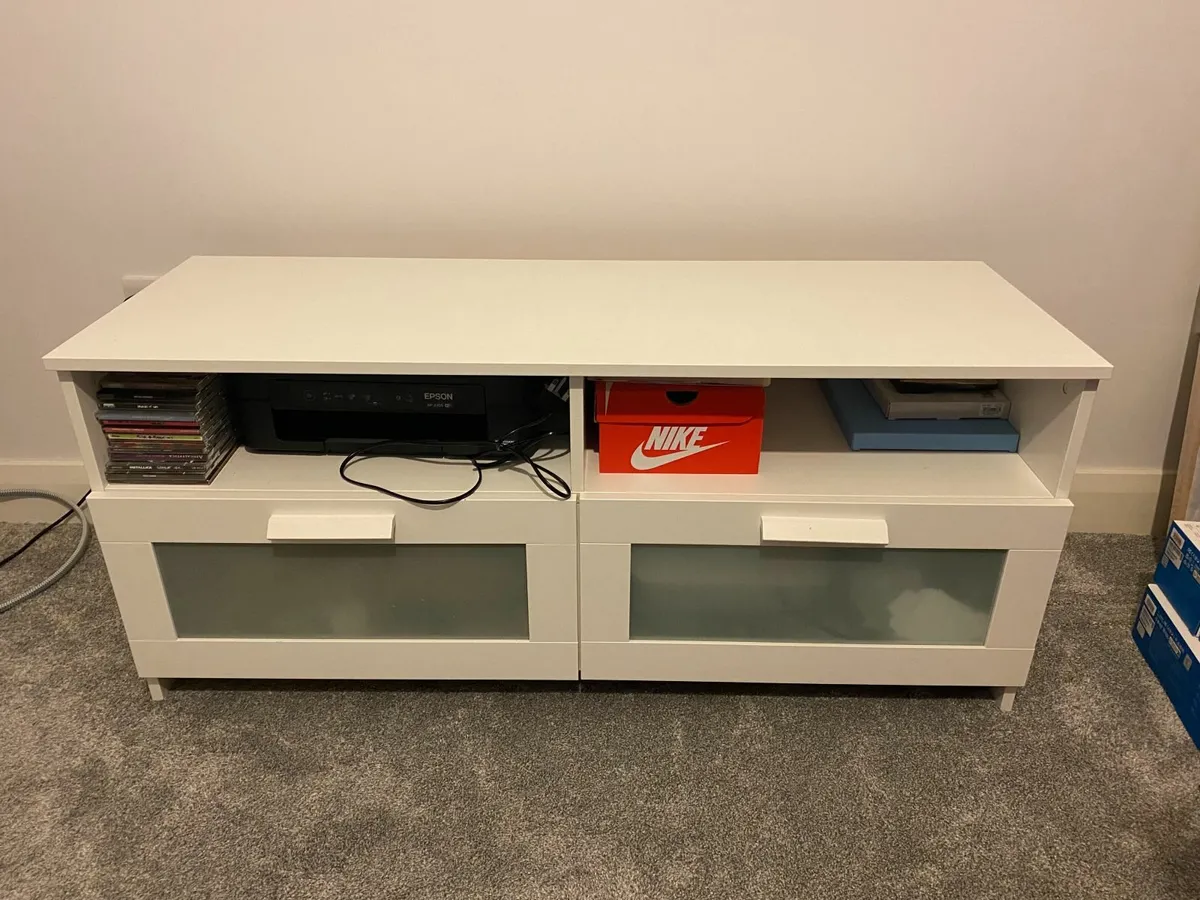 Ikea TV Stand - White - Image 4