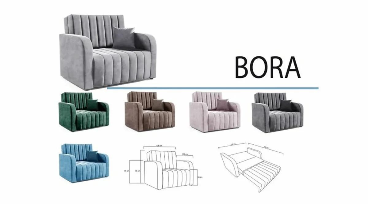 BORA SMALL SOFA BED - Image 3