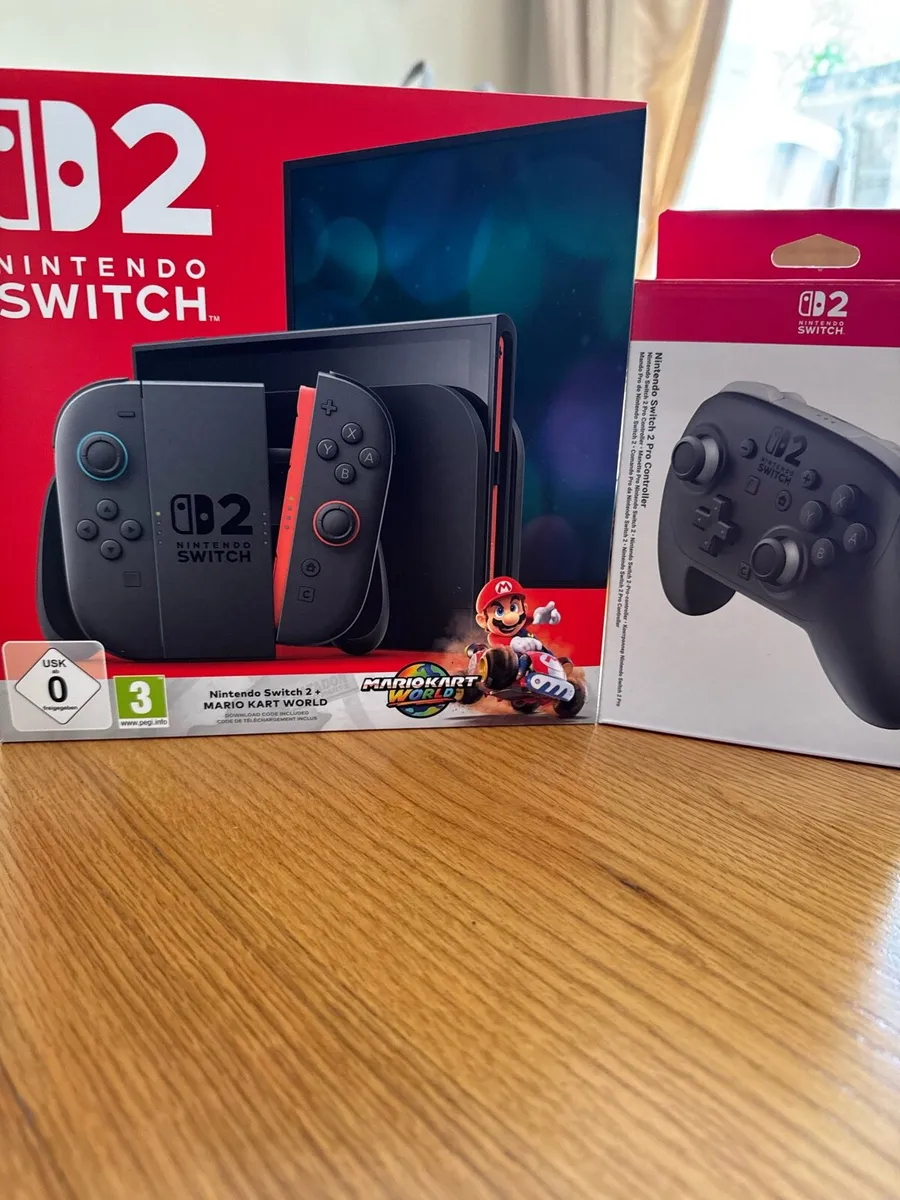 Nintendo switch 2 + pro controller and 22games - Image 1