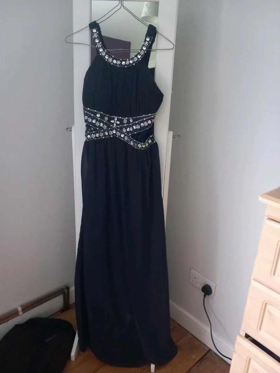 Womans navy dress - Image 1