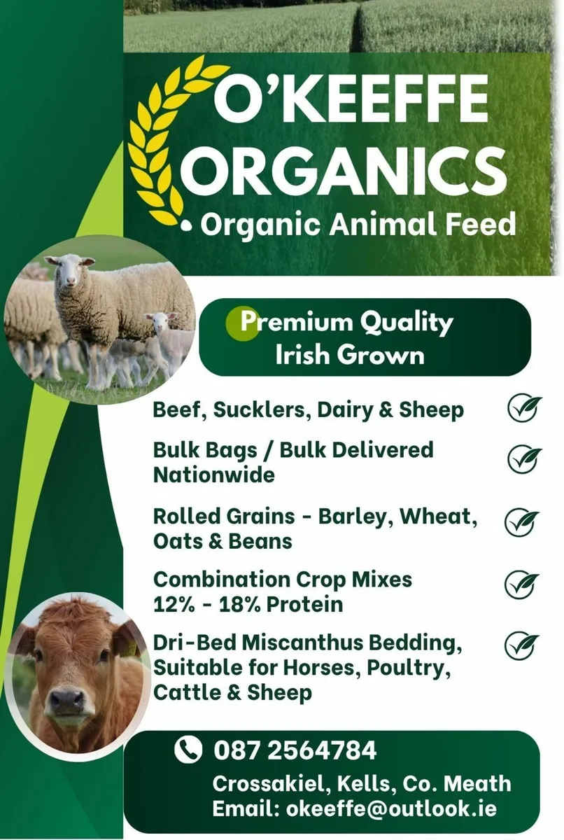 Organic Animal Feed- O'Keeffe Organics - Image 1