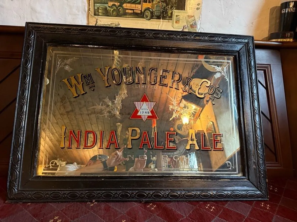Pub Mirror Wm Younger & Co. - Image 1