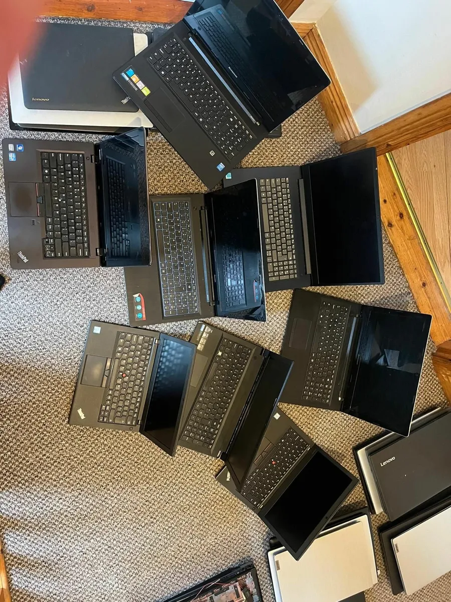 JOBLOT OF 35 Lenovo and ThinkPad laptops for parts - Image 3