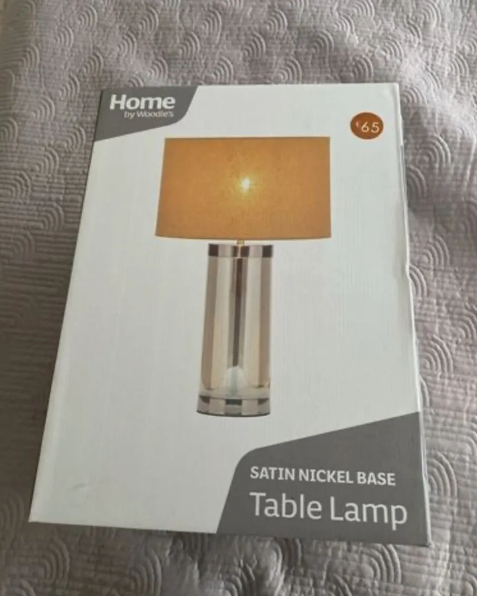 Lamp - Satin Nickel/Ochre- Woodies - Image 1