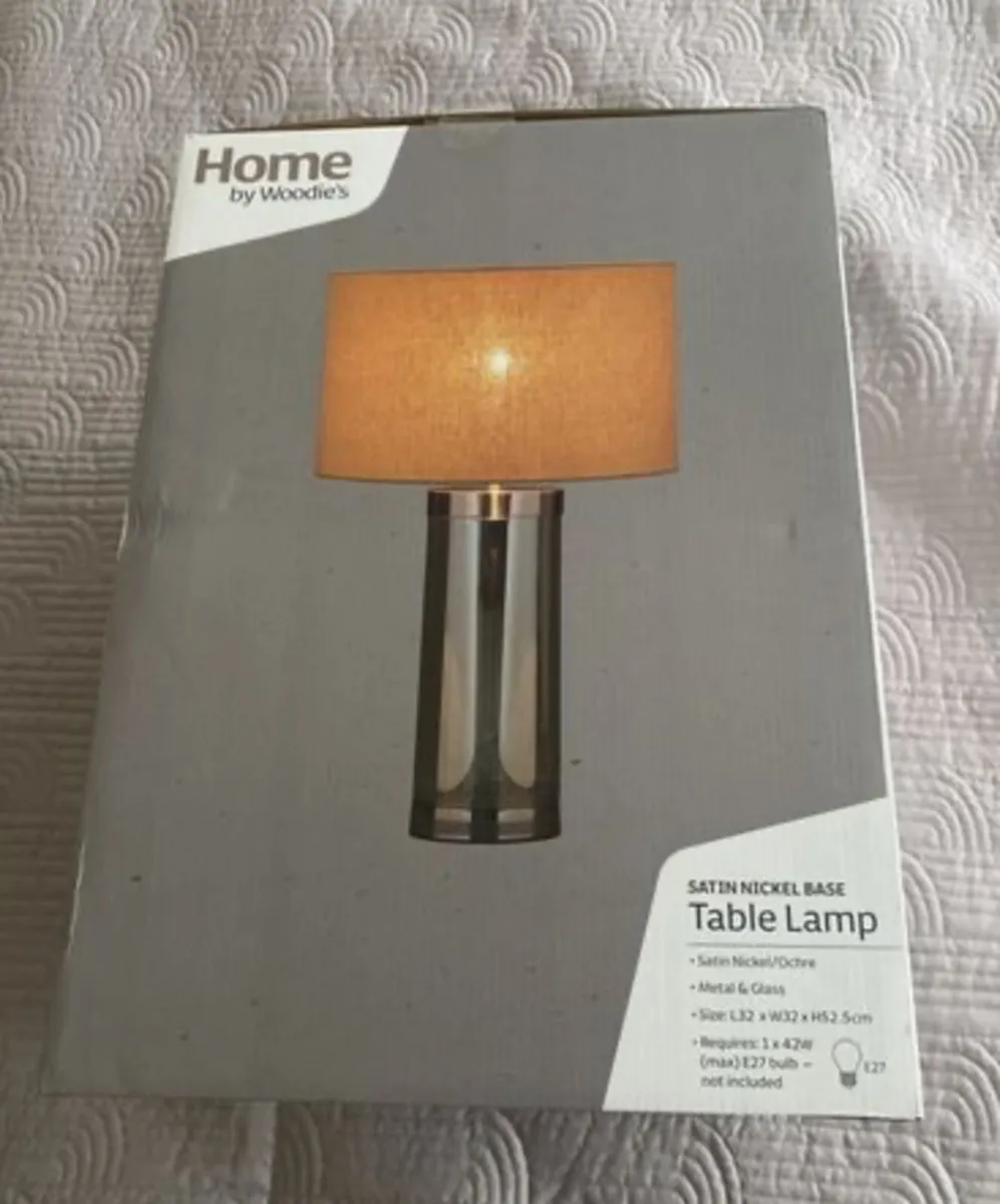 Lamp - Satin Nickel/Ochre- Woodies - Image 3