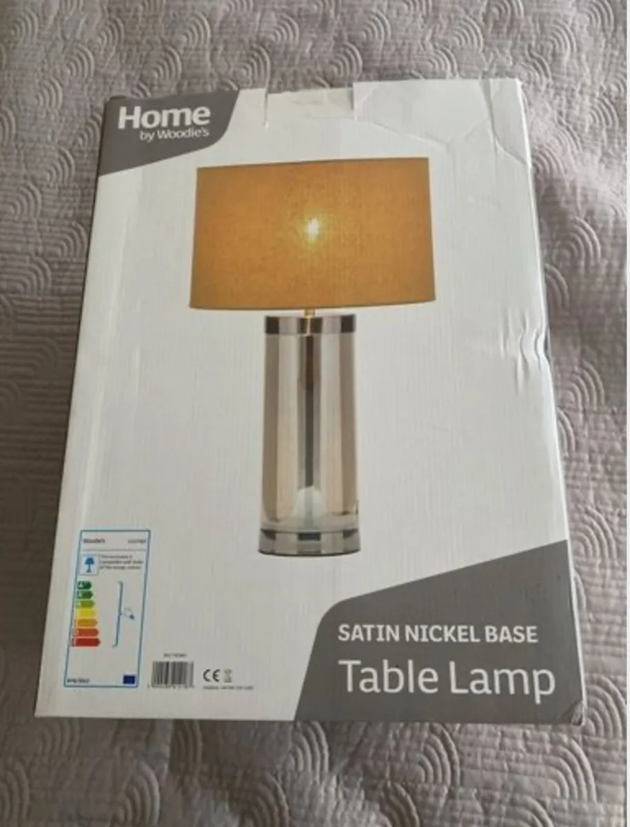 Lamp - Satin Nickel/Ochre- Woodies - Image 4