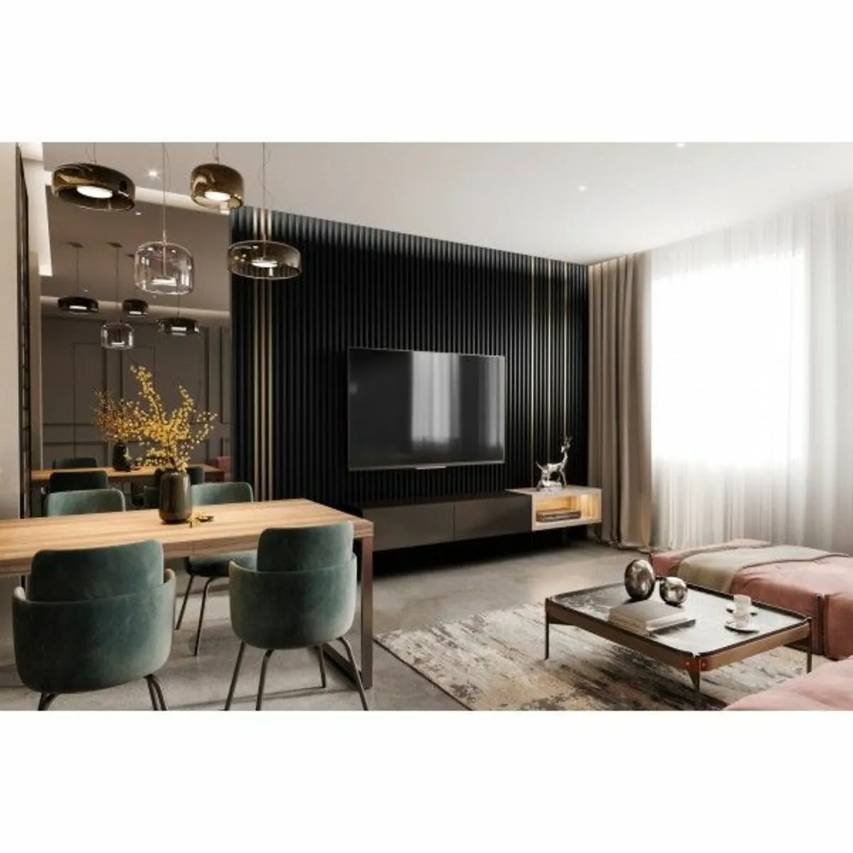 Decorative Lamellas On MDF Board Slim - Image 3