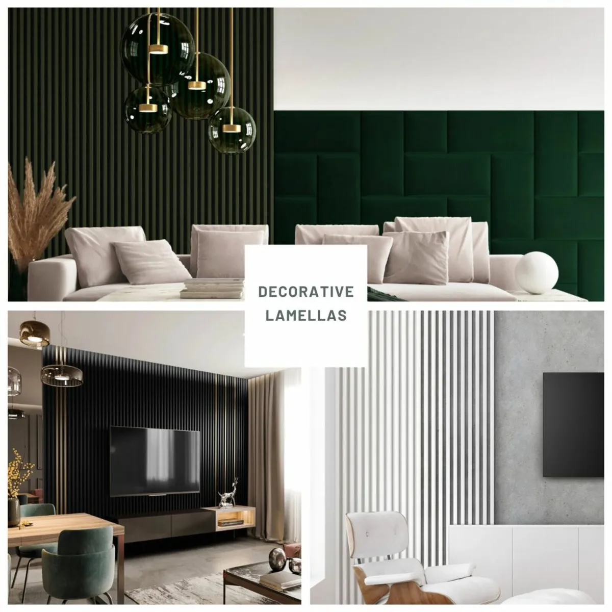 Decorative Lamellas On MDF Board Slim - Image 1