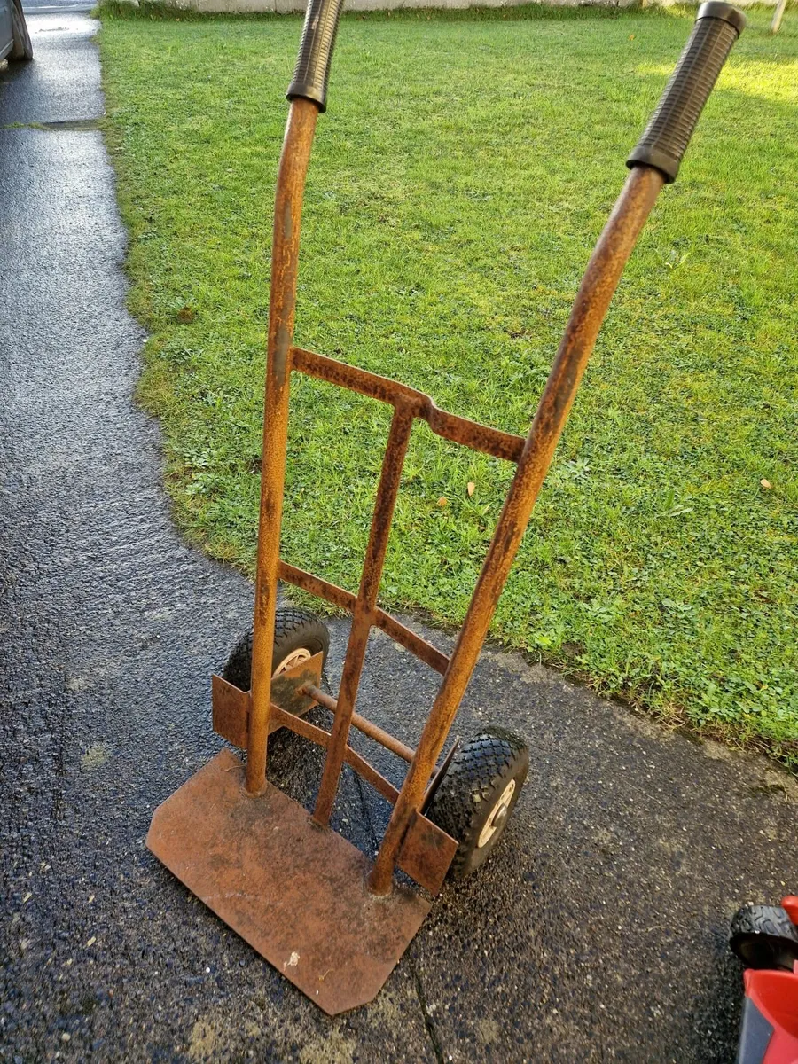 Strong Steel Hand Kart Trolley - Image 1