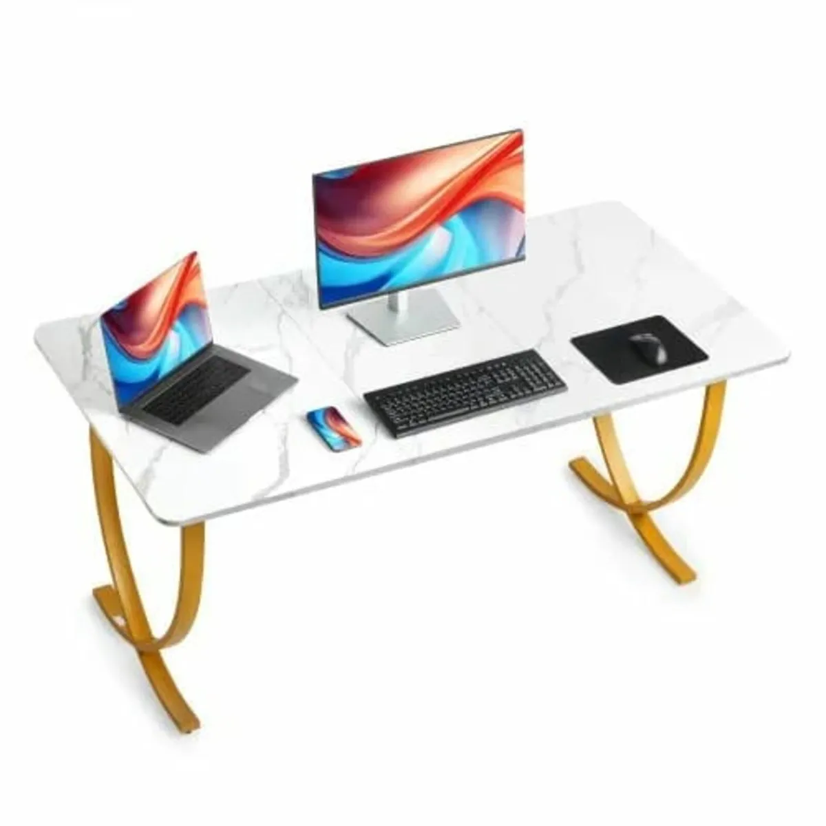 Executive Desk, 160 cm W x 80 cm D Large Office De - Image 1