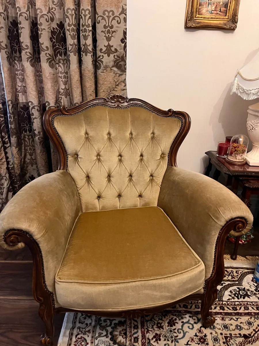 3 seater Couch and armchair - Image 2