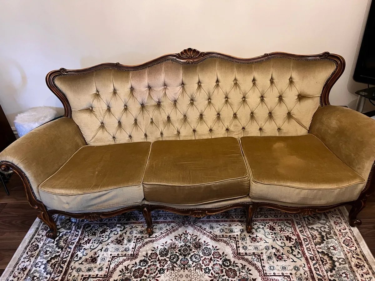 3 seater Couch and armchair - Image 3