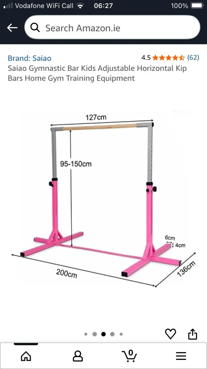 As New Gymnastics Bars - Image 2