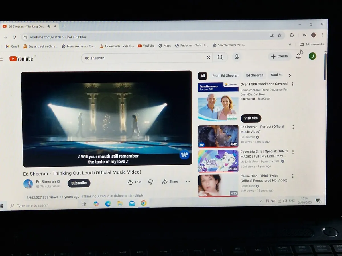 Toshiba Satellite C50-A-1DV, Windows 10, 8GB Ram, - Image 3