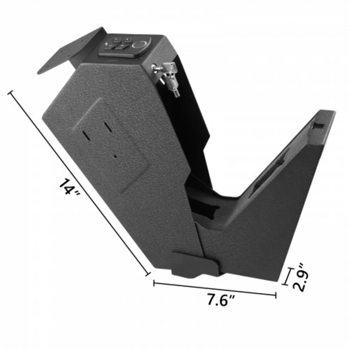 Handgun Safe Box Fingerprint Pistol Gun Safes Gun - Image 3