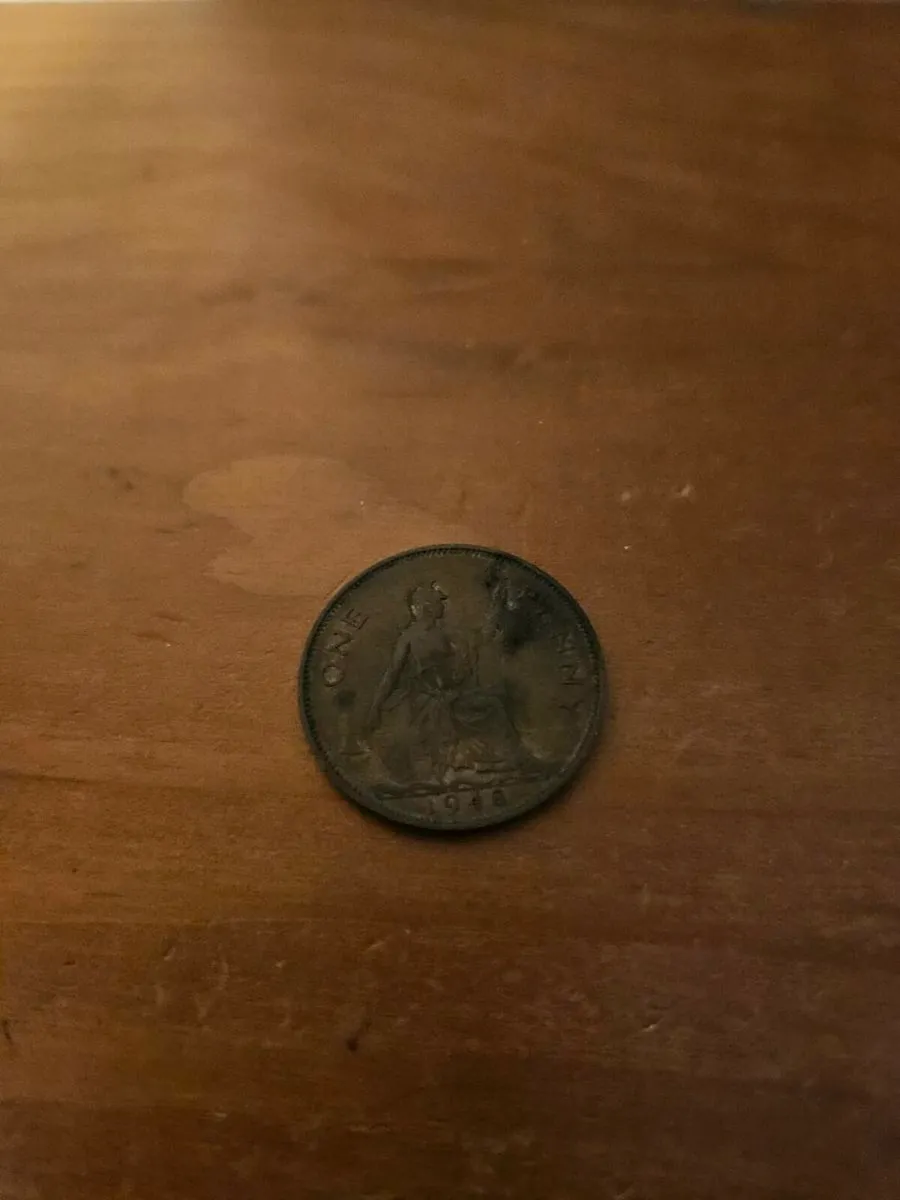Vintage 1948 English Penny - Image 1