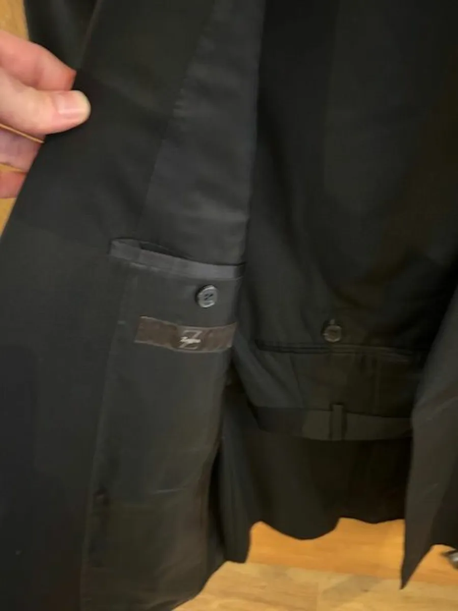 Zegna Black Wedding Suit - Image 2