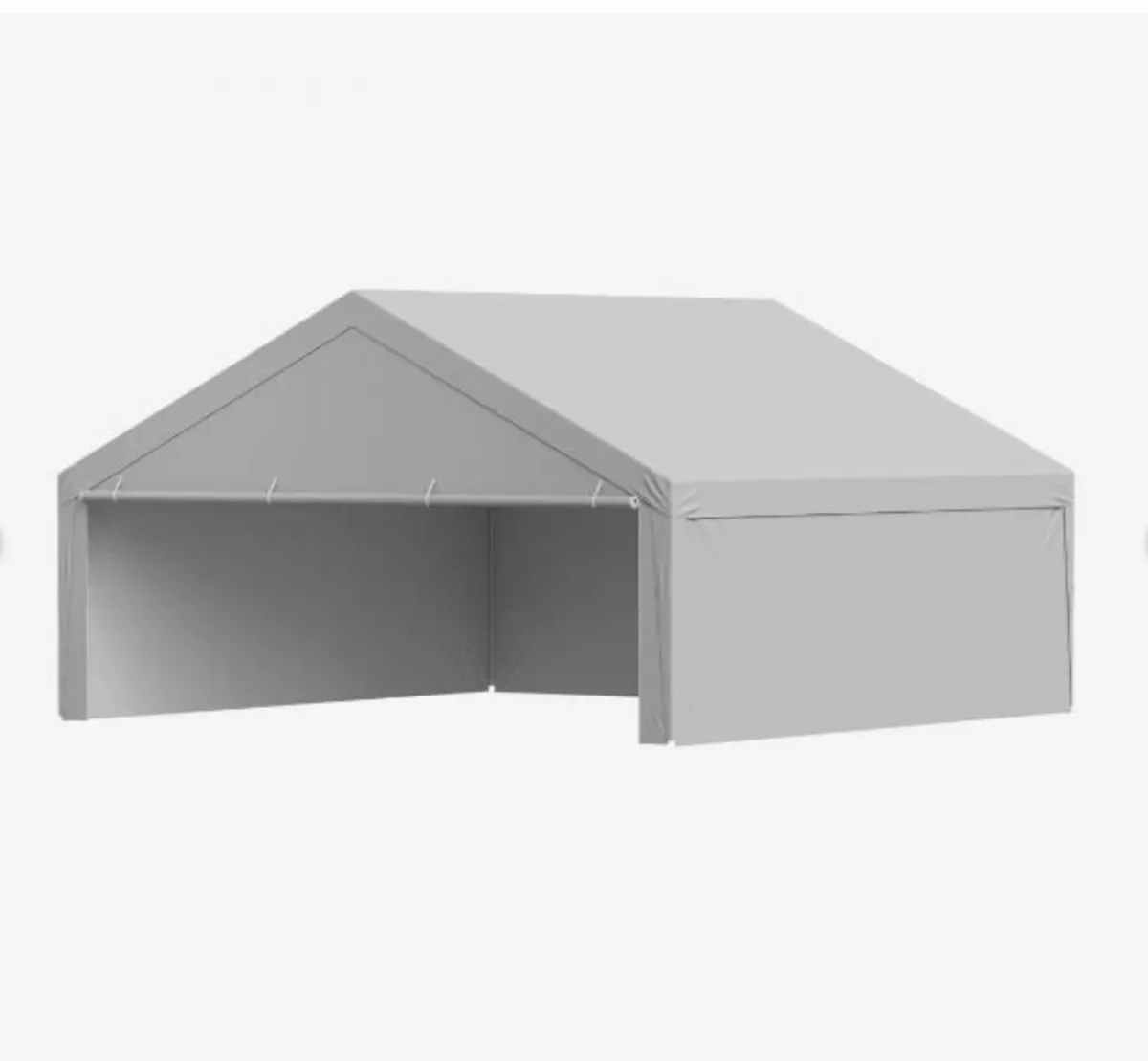 Carport Replacement Canopy, 6 x 6 m Potable Garag - Image 4