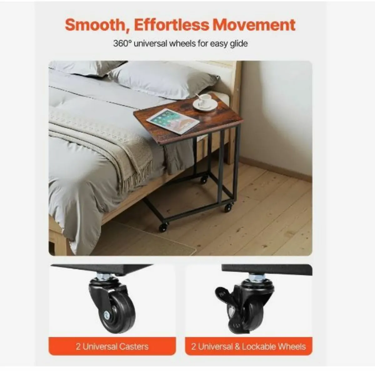 C Table, C Shaped Sofa Side Table - Image 3