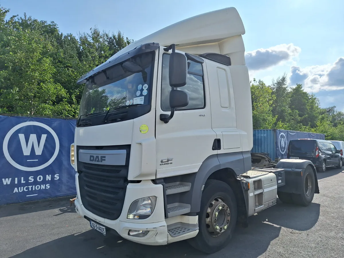 2016 DAF Cf410ft Auto 2DR Tractor Unit For Auction - Image 1