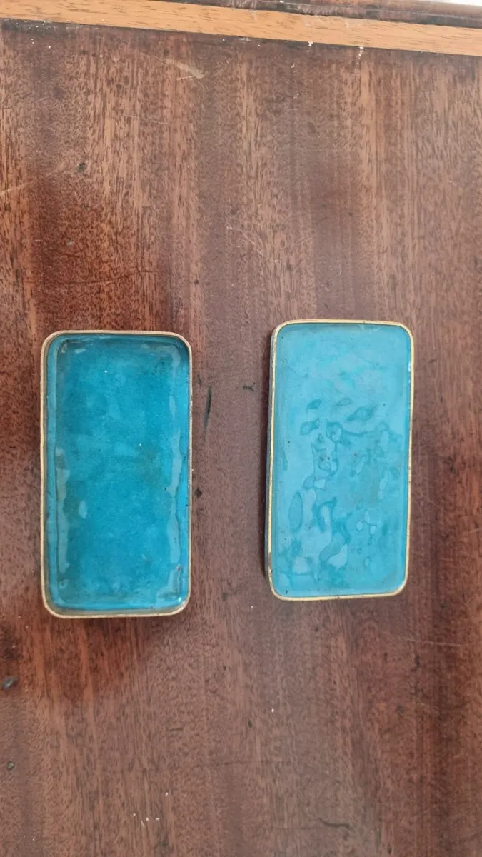 Vintage Cloisonne Enamel trinket box - Image 3