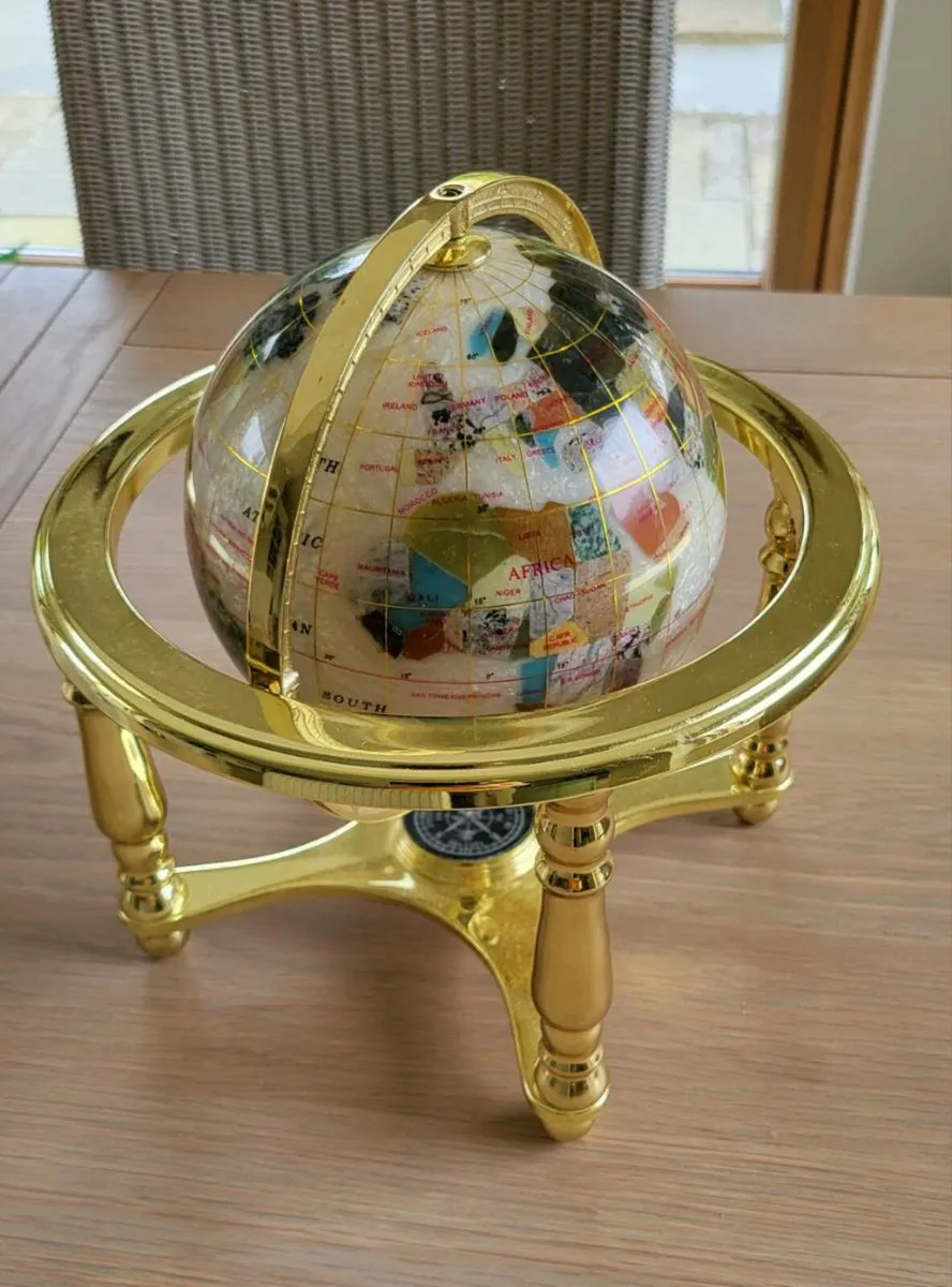 Semi Precious Gemstone globe - Image 1