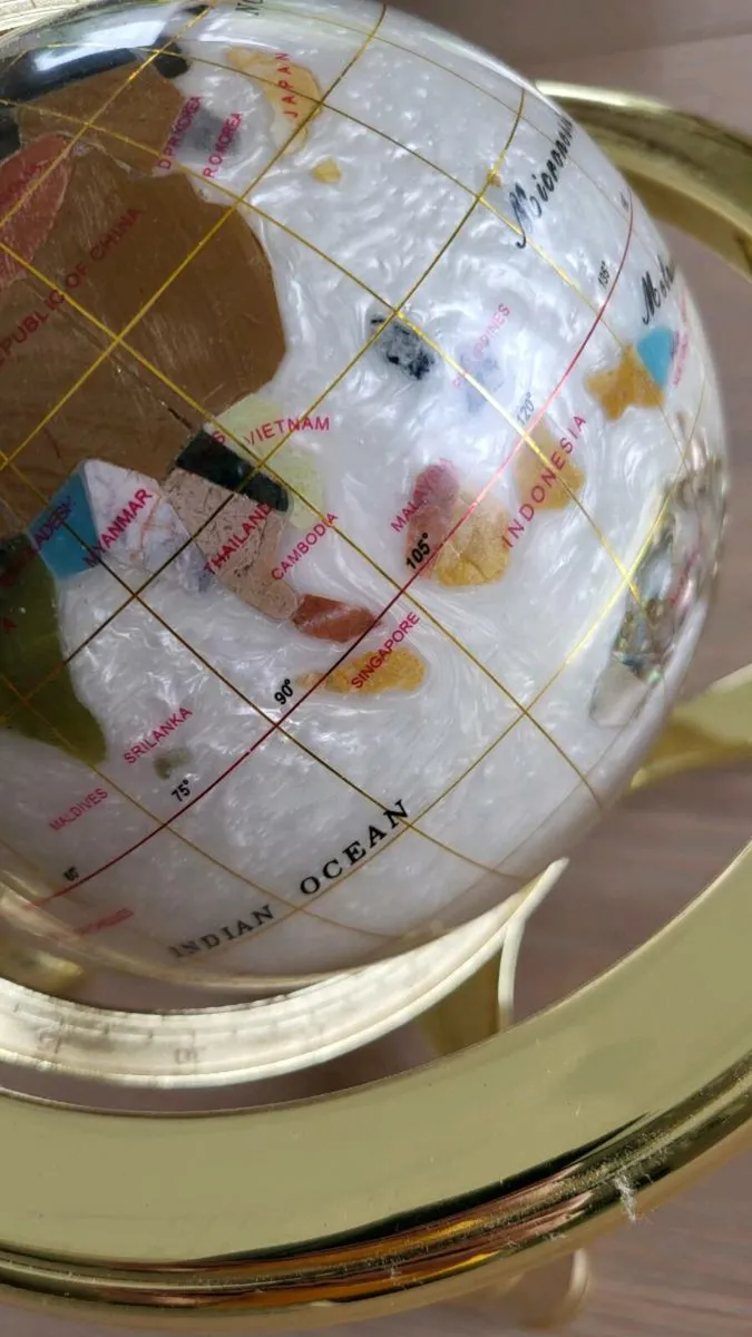 Semi Precious Gemstone globe - Image 3