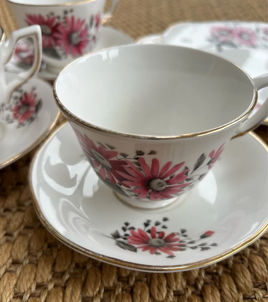 Vintage Royal Tara porcelain Tea set - Image 4