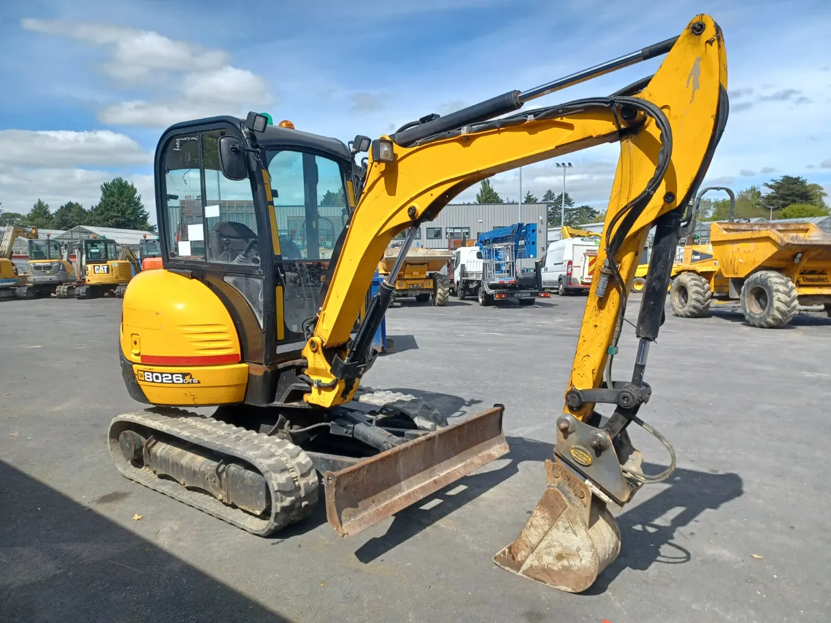 2021 JCB 8026 CTS Excavator For Auction - Image 2