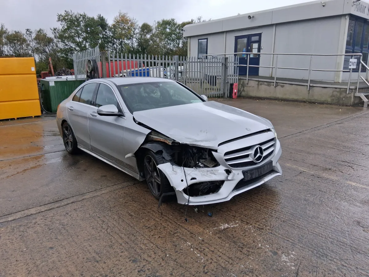 2017 MERCEDES C-CLASS 2.2L Diesel (for parts only) - Image 4