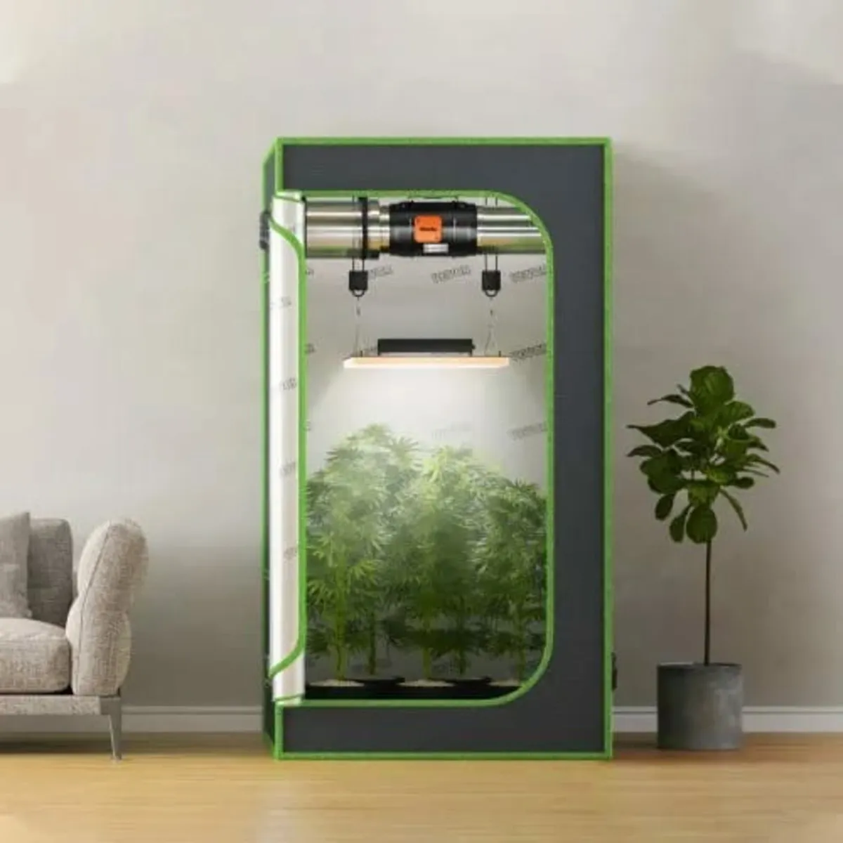 Inline Duct Fan, 203.2mm 506.2 CFM with Variable S - Image 4