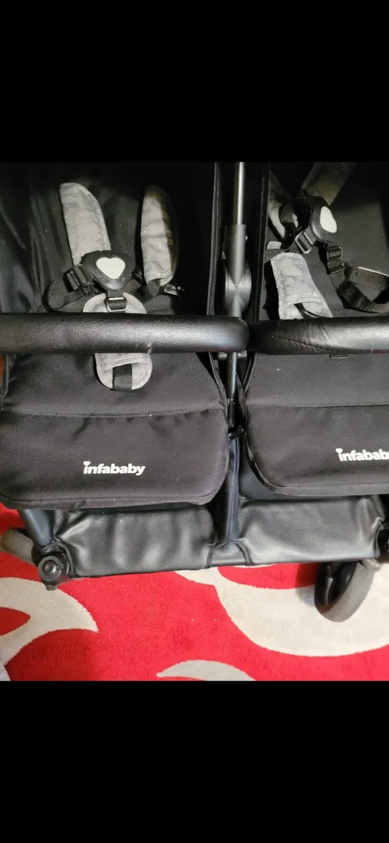 Infababy double twin stroller - Image 2