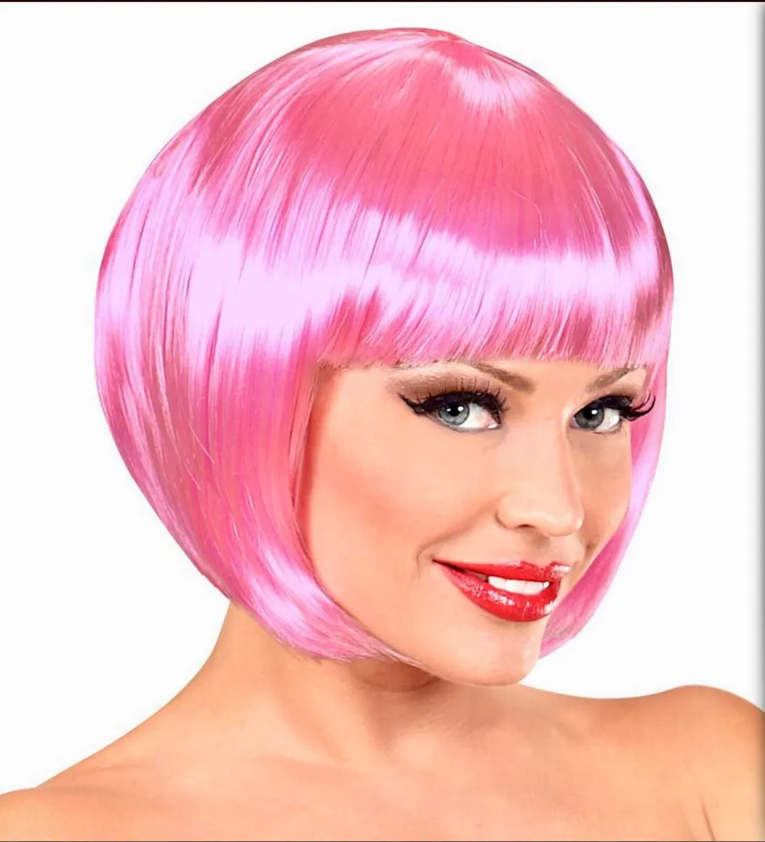 Pink wig