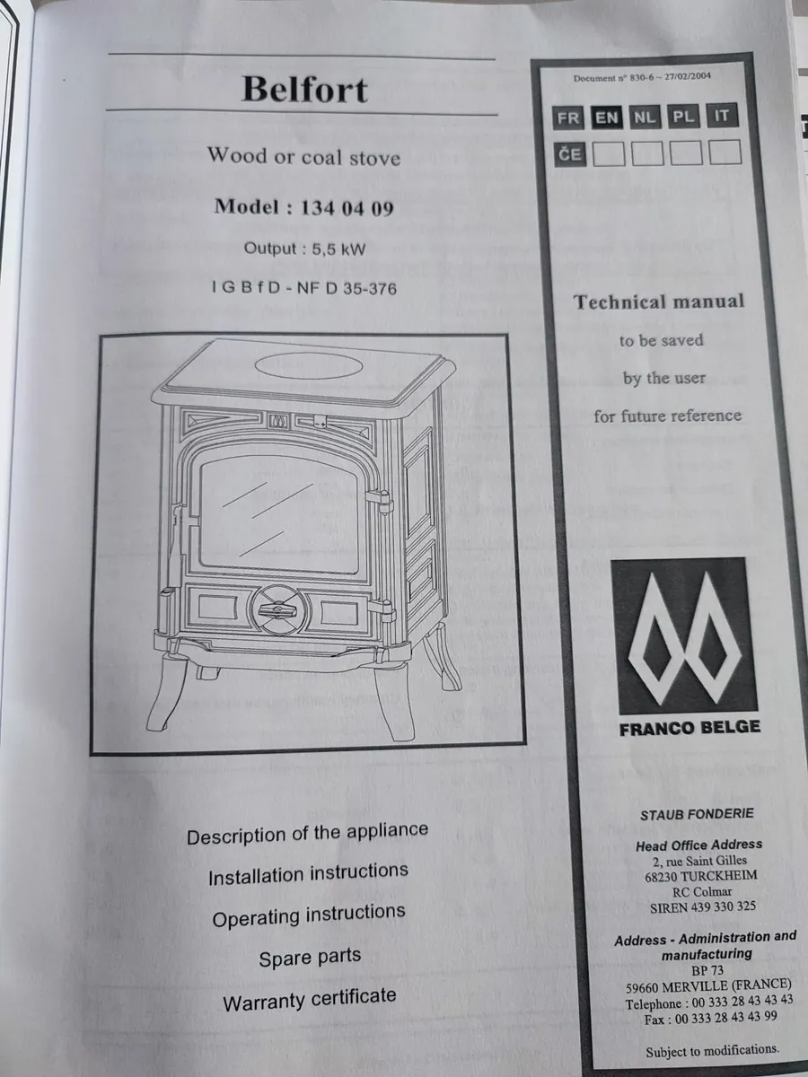 Multi fuel stove - Image 2