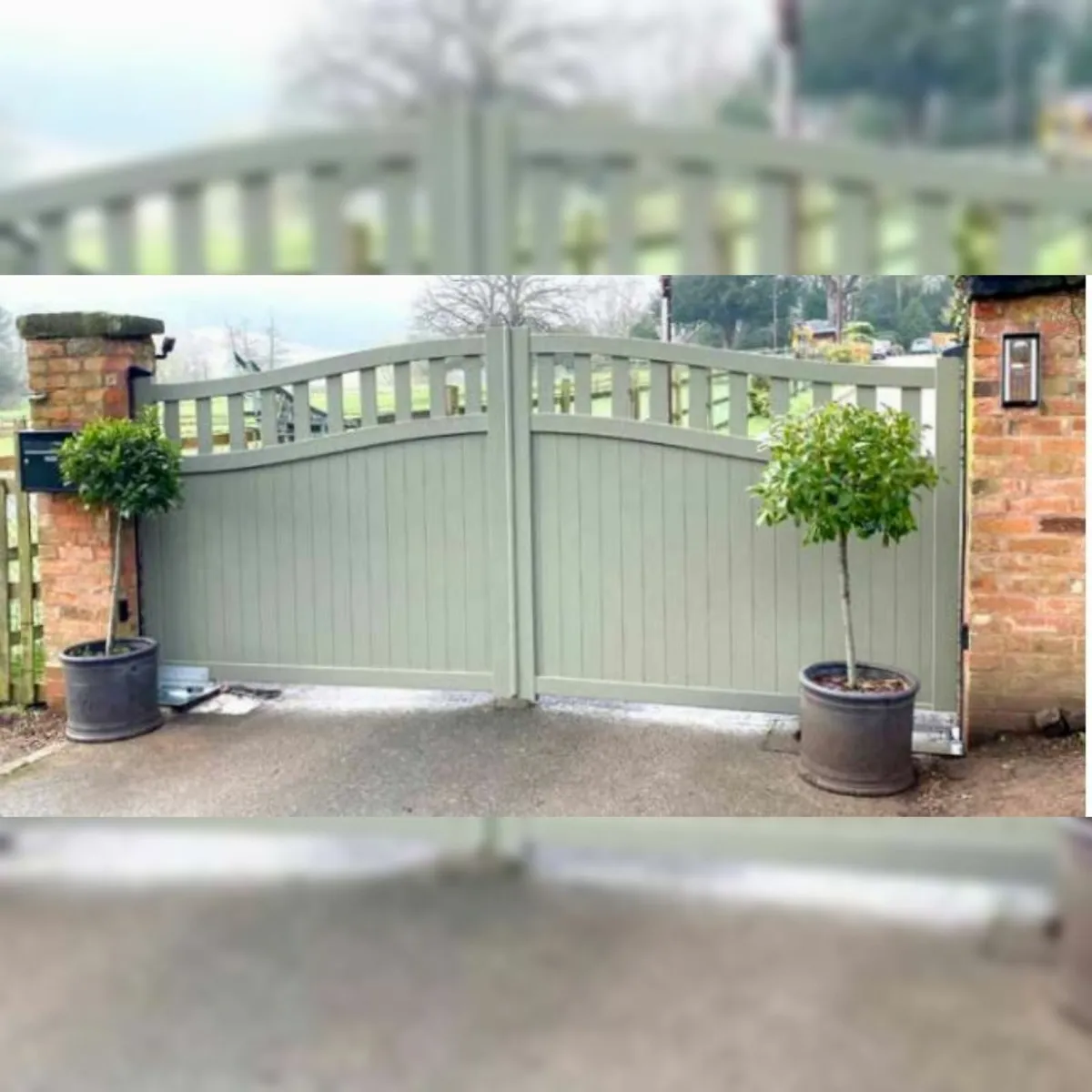 Aluminium Driveway House Entrance Gates - Image 2