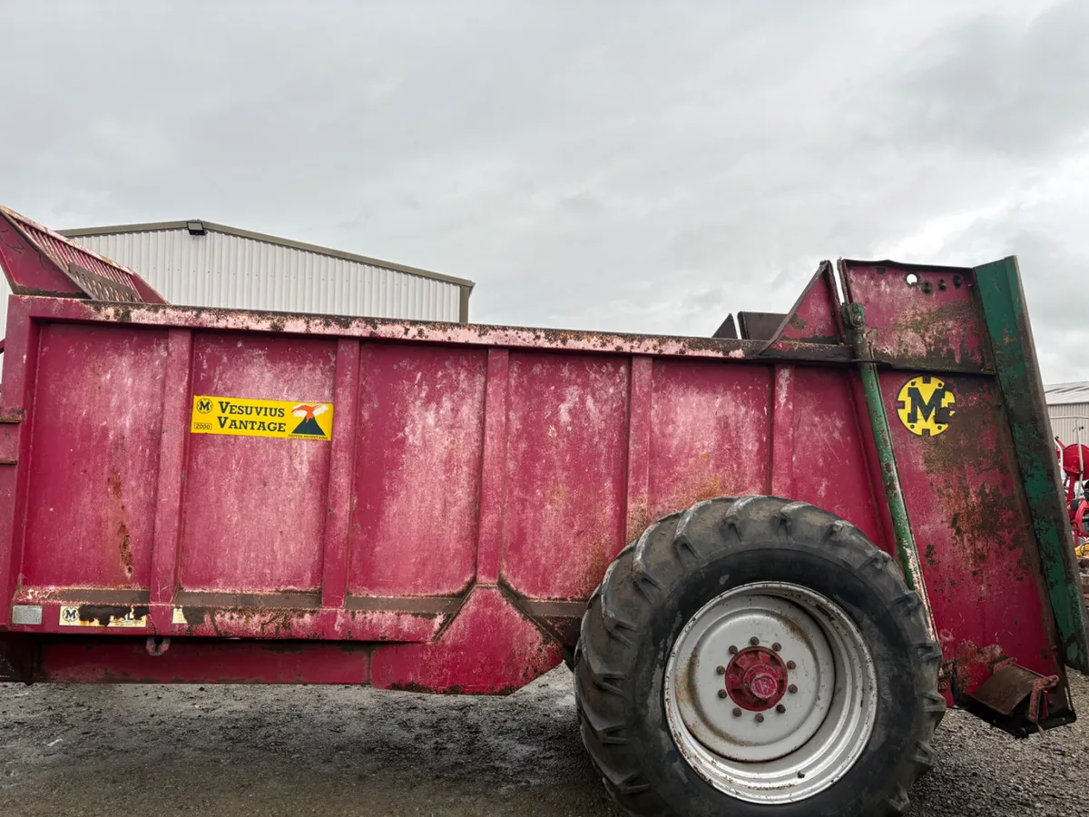 12t Marshall Manure Spreader - Image 4