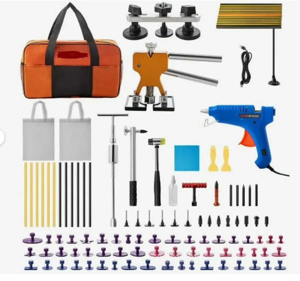 Dent Removal Tool, 89 Pcs Paintless Dent Repair - Image 1